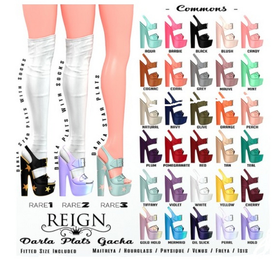 REIGN.- DARLA PLATS (MAITREYA) BLACK 6
