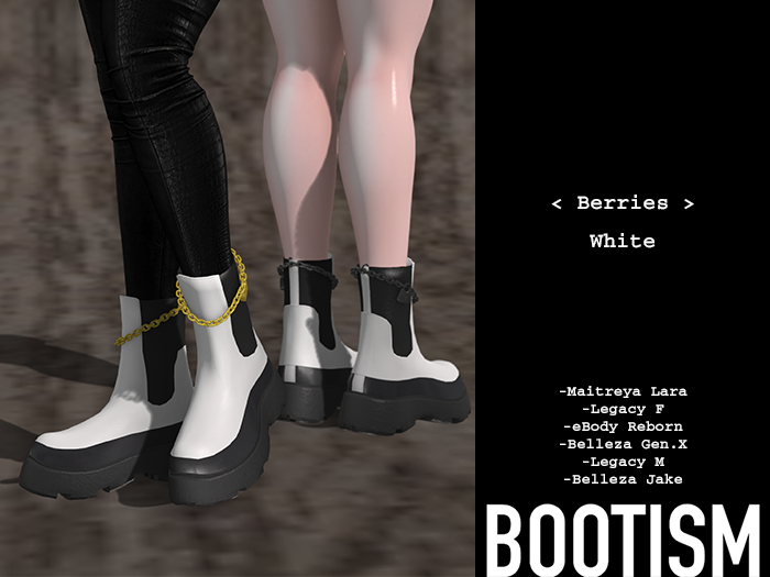 BOOTISM - Berries - White 