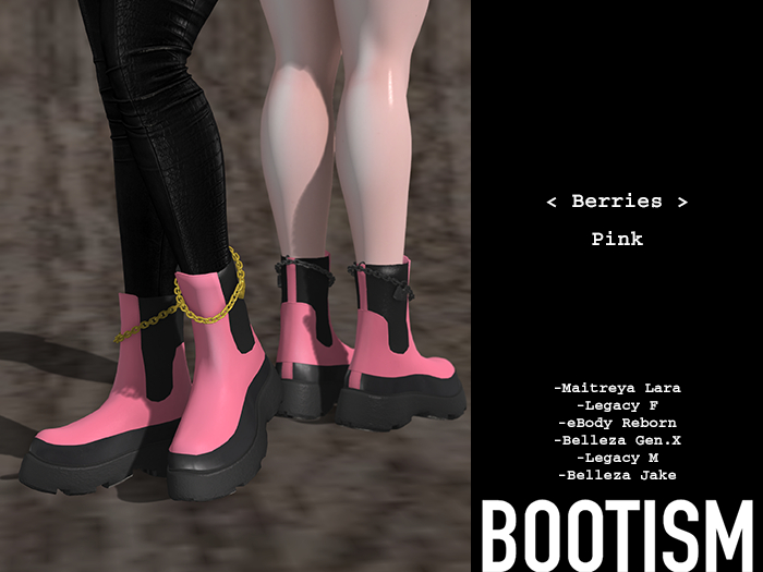 BOOTISM - Berries - Pink 