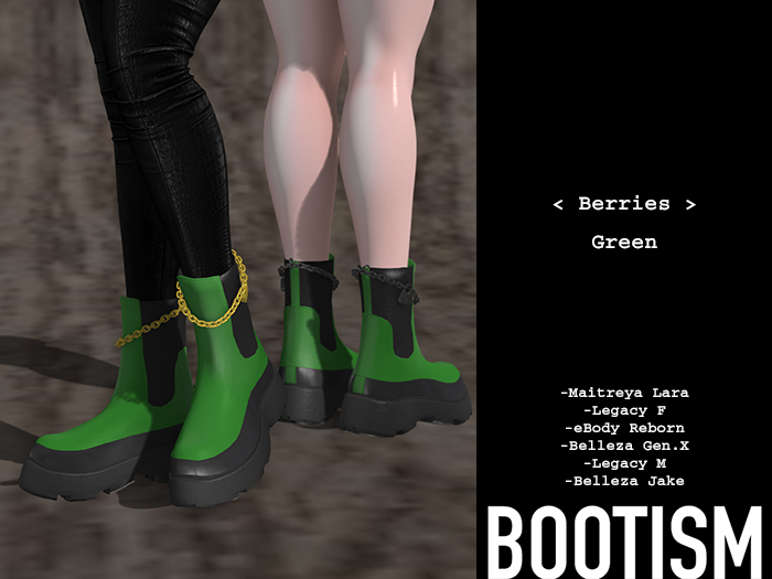 BOOTISM - Berries - Green 
