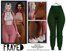 Frayed - Hayley Pants - Green