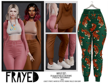 Frayed - Hayley Pants - Teal Tigers