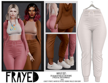Frayed - Hayley Pants - White