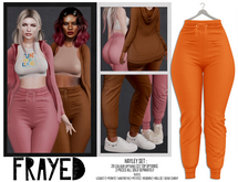 Frayed - Hayley Pants - Orange