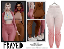 Frayed - Hayley Pants - Pink Ombre
