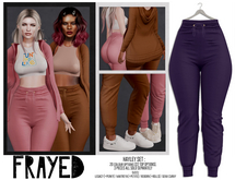 Frayed - Hayley Pants - Purple