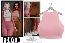 Frayed - Hayley Top - Pink