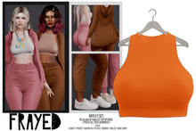 Frayed - Hayley Top - Orange