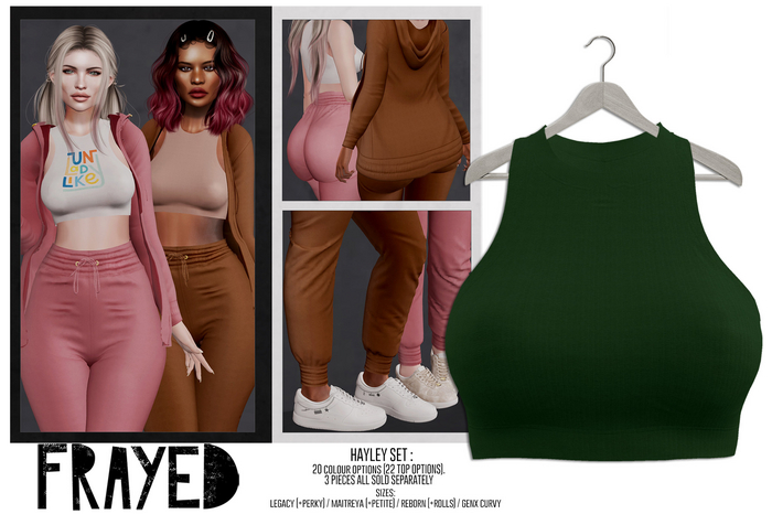 Frayed - Hayley Top - Green