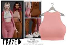 Frayed - Hayley Top - Coral