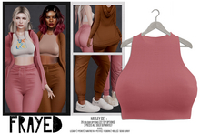 Frayed - Hayley Top - Rose