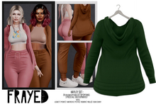 Frayed - Hayley Hoodie - Green