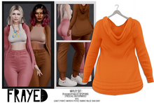 Frayed - Hayley Hoodie - Orange