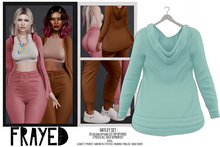 Frayed - Hayley Hoodie - Mint