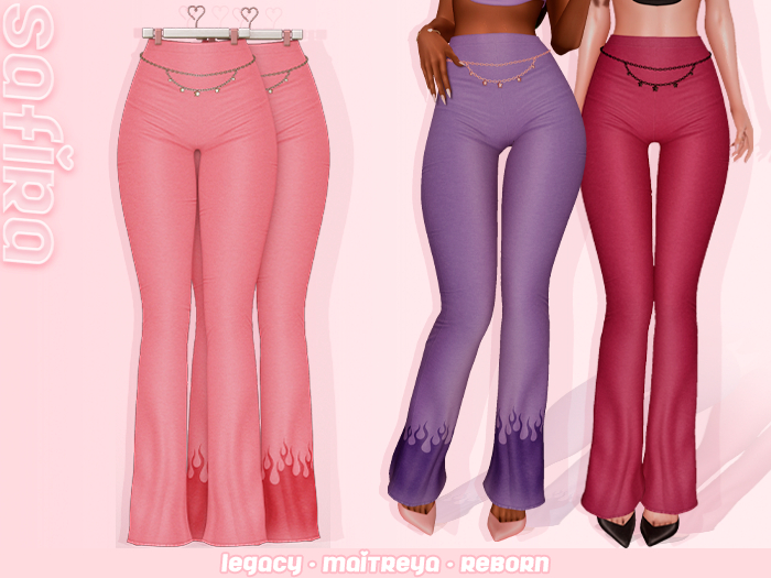 .Safira. Babe Pant Rose