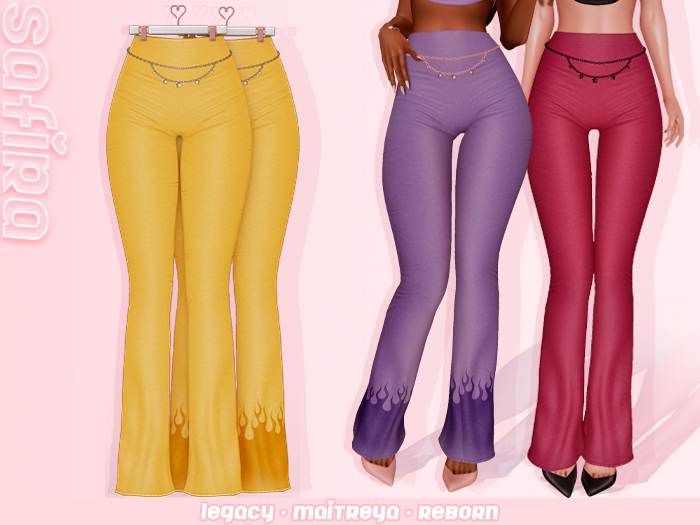 .Safira. Babe Pant Yellow
