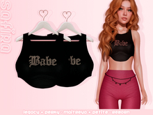 .Safira. Babe Top Black