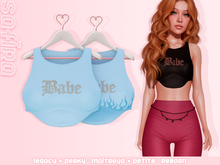 .Safira. Babe Top Blue
