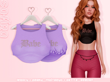 .Safira. Babe Top Lilac