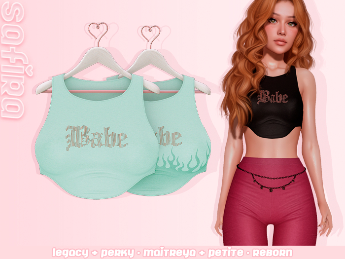 .Safira. Babe Top Mint