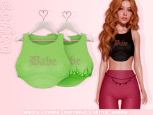 .Safira. Babe Top Lime