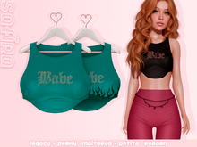 .Safira. Babe Top Teal