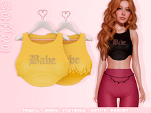 .Safira. Babe Top Yellow