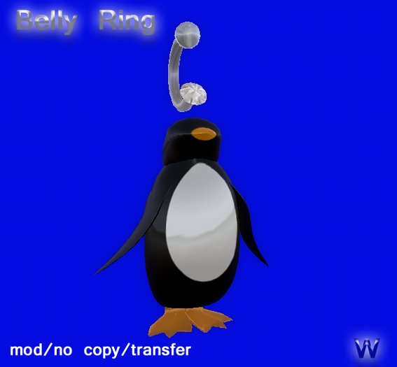 ~WC~ Belly Ring "Penguin"