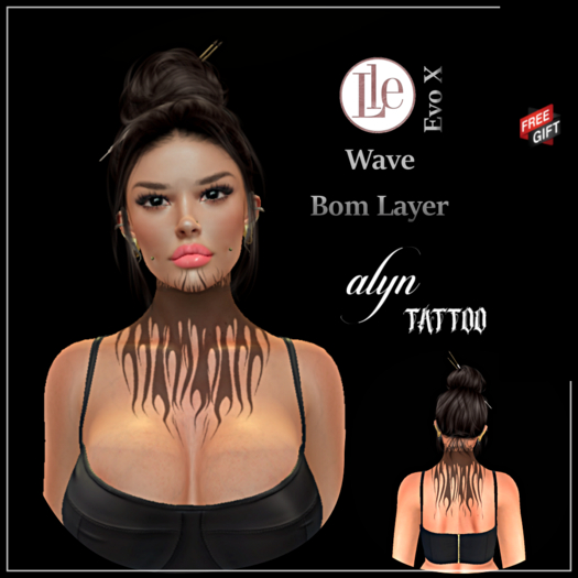 [ALYN]  Wawe Tattoo Gift-BOM