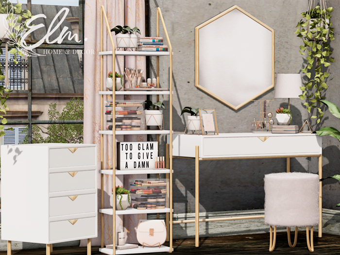 Elm. Ava Vanity FATPACK [Porcelain]