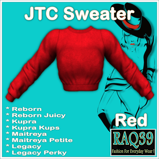 [R39] JTC Sweater-Red