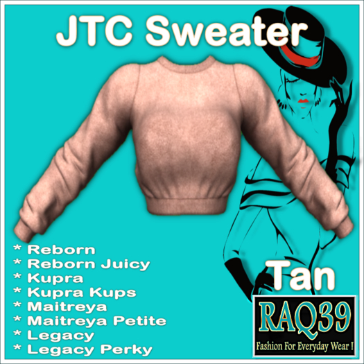 [R39] JTC Sweater-Tan