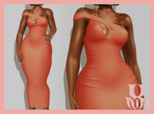 Rosary. Angie . Dress Orange