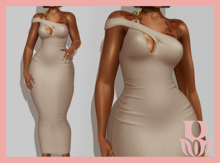 Rosary. Angie . Dress Tan