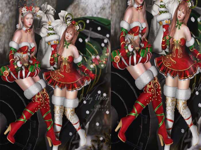 *The Mystic*Jolly Holly Skirt Legacy - RARE