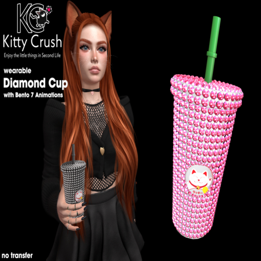 Kitty Crush - Diamond Cup pink 