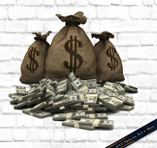 Money Bags Wall Decal - Full Perm