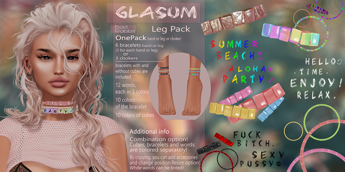 .:Bad Rabbit:. Glasum Jewelry Leg Pack