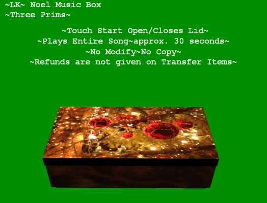 ~LK~ Music Box Noel