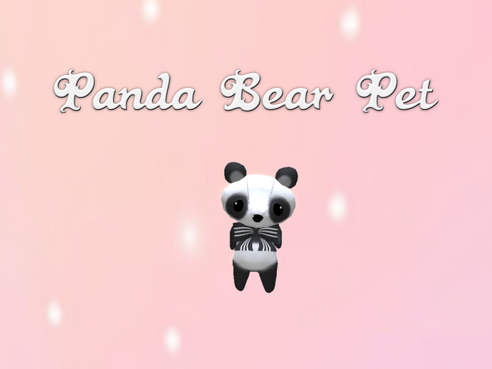 Panda Bear Pet Animesh