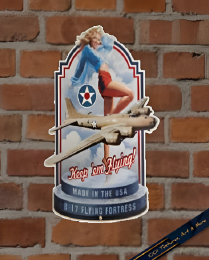 Keep' em Flying Pin Up Wall Sign - Full Perm