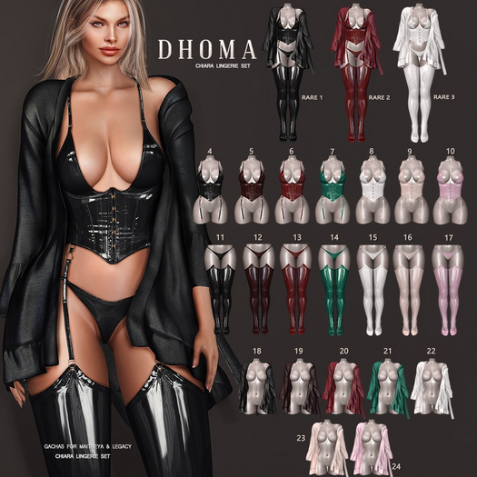 2. Dhoma Chiara Set Lara Red RARE
