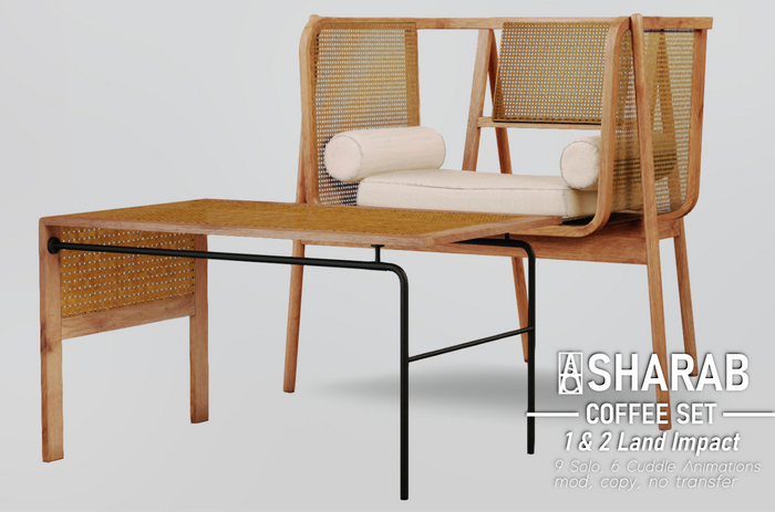 - Scafall - SHARAB / Coffee Set (Chair & Coffee Table) PG[Rez Me]