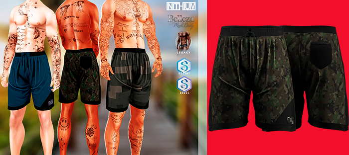 MAZA/ BoardShort Adan/ MILITIA RAMP