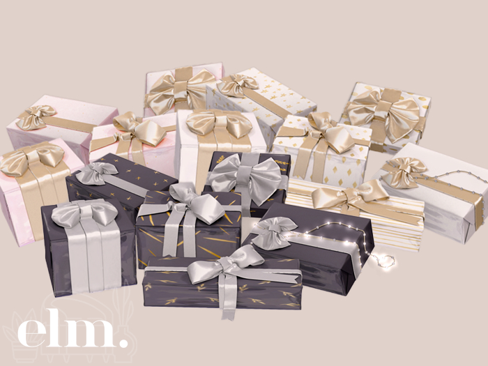 Elm. Holiday Giftboxes ~ Decor [FATPACK]