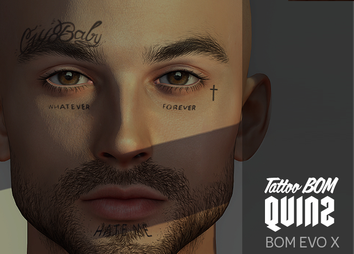 QUINZ FACE TATTOO WHATEVER EVO X