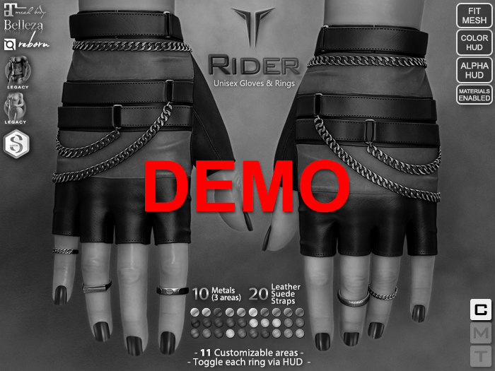 **RE** Rider Gloves Unisex DEMO