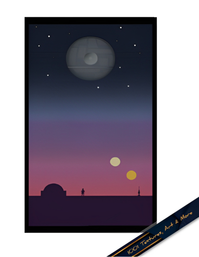 Tatooine - Mesh Movie Poster
