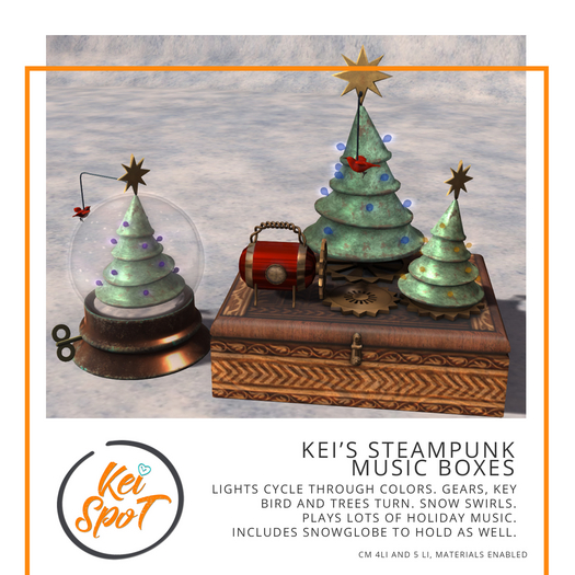 Kei's Steampunk Musicboxes