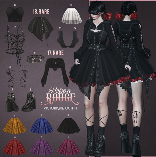 17. POISON ROUGE Victorique Jacket with Hood reborn RARE